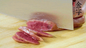 金字火腿、金字香腸、金字臘肉切片。