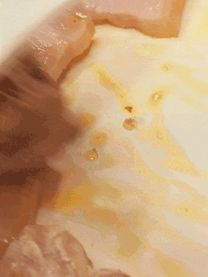 另起一鍋，將咸肉、鮮肉 翻炒出香味